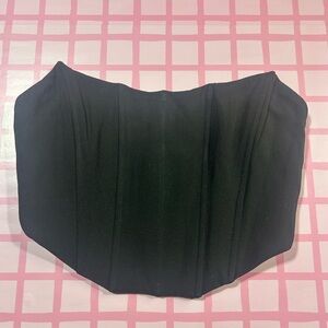 Black white fox boutique Corset Top